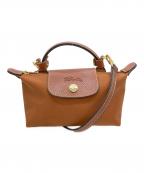 LONGCHAMPロンシャン）の古着「ショルダーバッグ」｜ブラウン