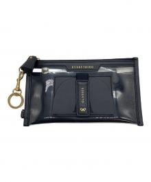 ANYA HINDMARCH（アニヤ・ハインドマーチ）の古着「ポーチ」｜クリア×ネイビー