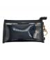 ANYA HINDMARCH (アニヤ・ハインドマーチ) ポーチ クリア×ネイビー：14000円