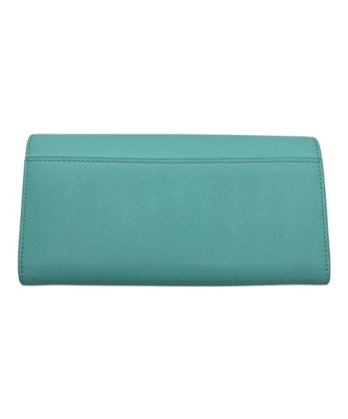 TIFFANY & Co.（ティファニー）TIFFANY & Co. (ティファニー) Tコレクション 長財布 スカイブルーの古着・服飾アイテム