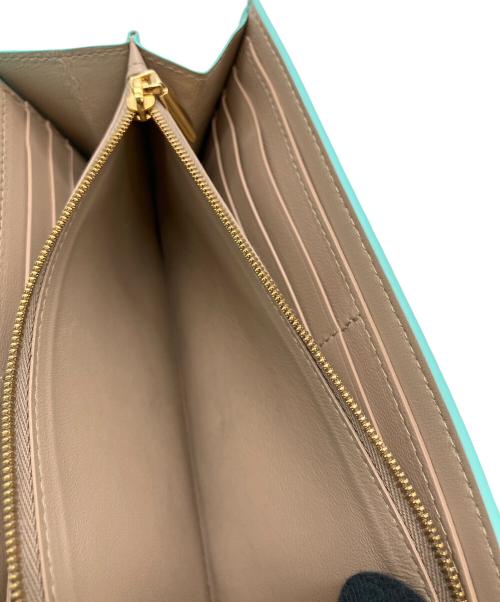TIFFANY & Co.（ティファニー）TIFFANY & Co. (ティファニー) Tコレクション 長財布 スカイブルーの古着・服飾アイテム