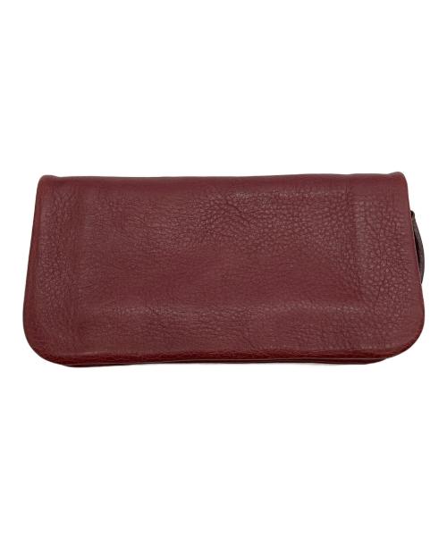 土屋鞄（ツチヤカバン）土屋鞄 (ツチヤカバン) 長財布 ワインレッドの古着・服飾アイテム