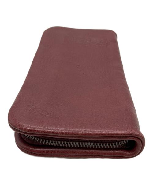 土屋鞄（ツチヤカバン）土屋鞄 (ツチヤカバン) 長財布 ワインレッドの古着・服飾アイテム