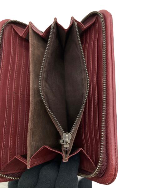 土屋鞄（ツチヤカバン）土屋鞄 (ツチヤカバン) 長財布 ワインレッドの古着・服飾アイテム