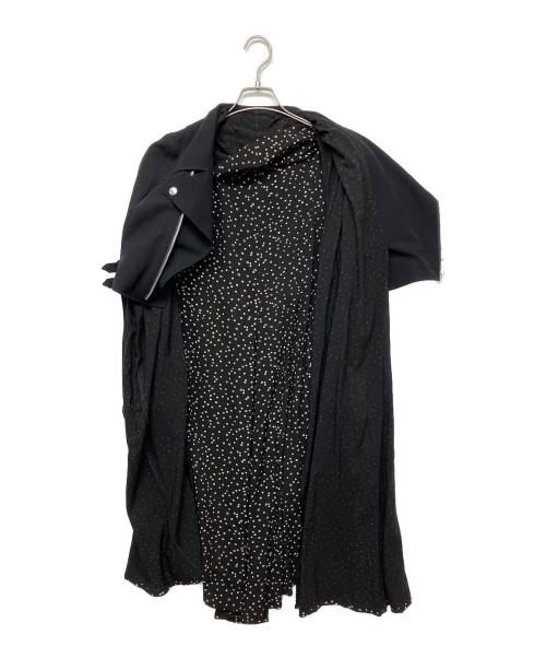 LIMI feu（リミフゥ）LIMI feu (リミフゥ) ドッキングワンピース ライダース ブラック サイズ:Mの古着・服飾アイテム