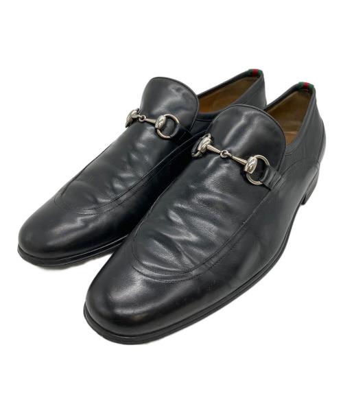GUCCI（グッチ）GUCCI (グッチ) ビットローファー ブラック サイズ:26cmの古着・服飾アイテム