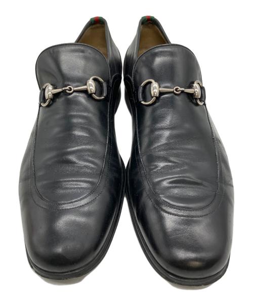 GUCCI（グッチ）GUCCI (グッチ) ビットローファー ブラック サイズ:26cmの古着・服飾アイテム