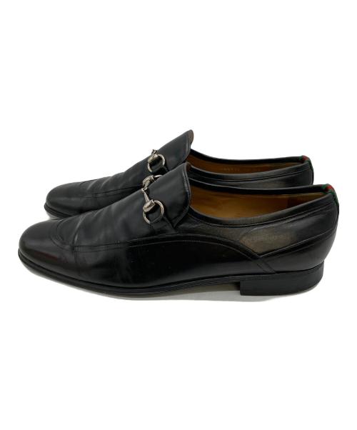 GUCCI（グッチ）GUCCI (グッチ) ビットローファー ブラック サイズ:26cmの古着・服飾アイテム