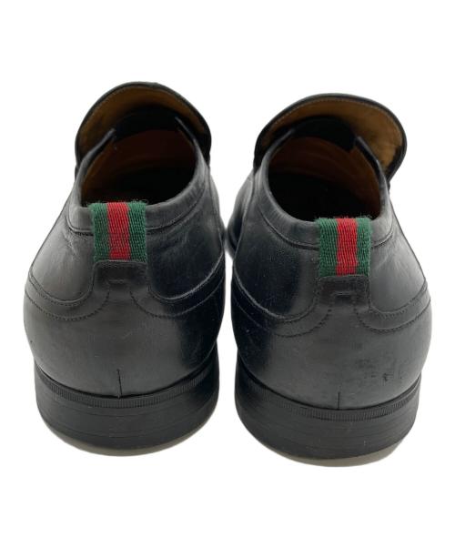 GUCCI（グッチ）GUCCI (グッチ) ビットローファー ブラック サイズ:26cmの古着・服飾アイテム