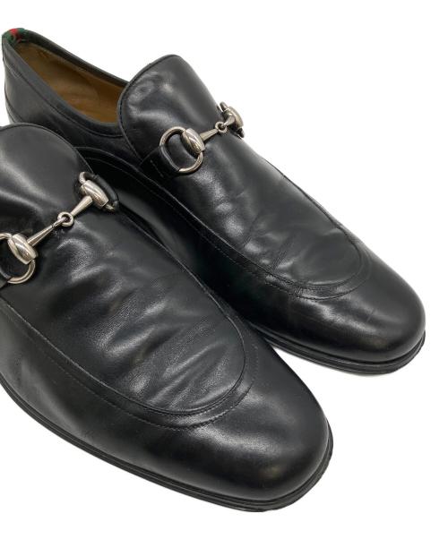 GUCCI（グッチ）GUCCI (グッチ) ビットローファー ブラック サイズ:26cmの古着・服飾アイテム