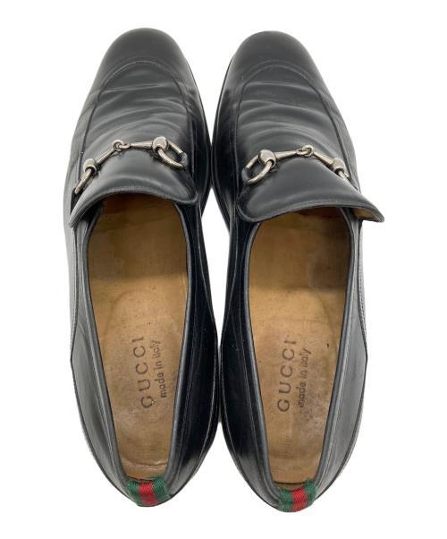 GUCCI（グッチ）GUCCI (グッチ) ビットローファー ブラック サイズ:26cmの古着・服飾アイテム