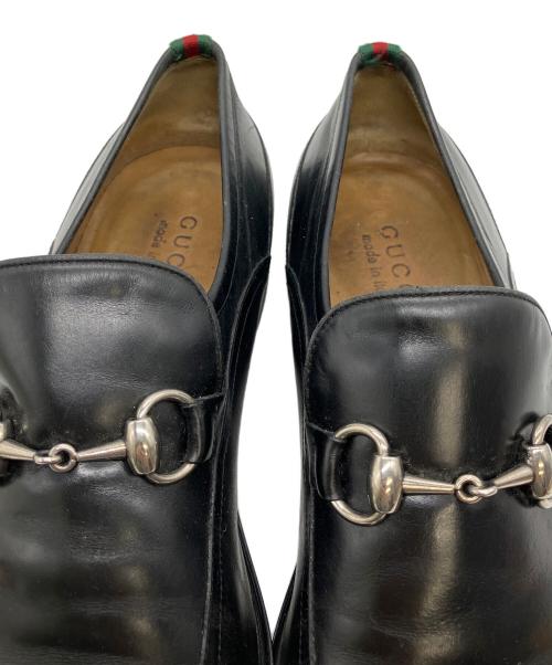 GUCCI（グッチ）GUCCI (グッチ) ビットローファー ブラック サイズ:26cmの古着・服飾アイテム