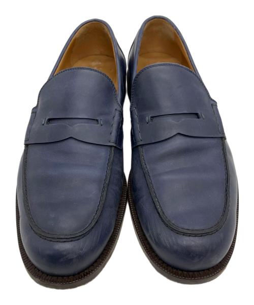 GUCCI（グッチ）GUCCI (グッチ) コインローファー ブルー サイズ:10の古着・服飾アイテム