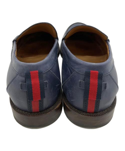 GUCCI（グッチ）GUCCI (グッチ) コインローファー ブルー サイズ:10の古着・服飾アイテム