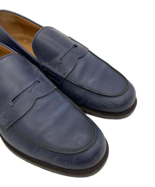 GUCCI（グッチ）GUCCI (グッチ) コインローファー ブルー サイズ:10の古着・服飾アイテム