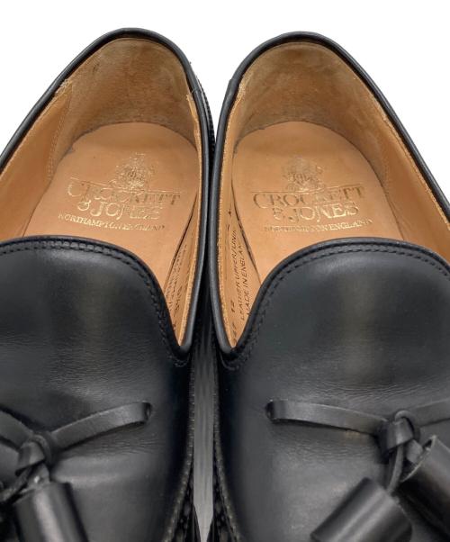 Crockett & Jones（クロケット＆ジョーンズ）Crockett & Jones (クロケット＆ジョーンズ) BEAMS F (ビームスエフ) CHESTER　タッセルローファー ブラック サイズ:5 1/2Eの古着・服飾アイテム