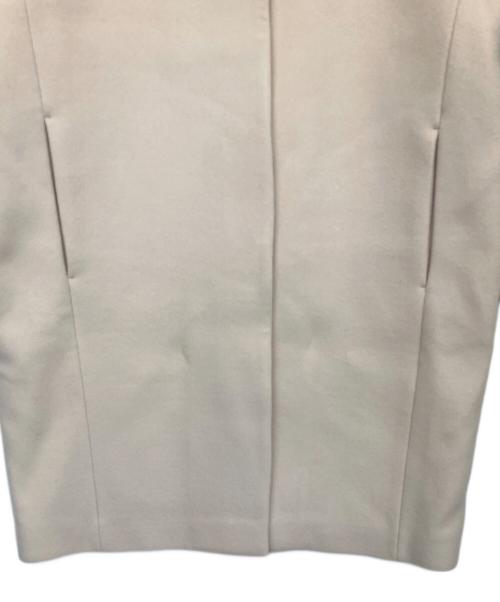 SHIPS（シップス）SHIPS (シップス) ノーカラーウールコート ベージュ サイズ:36の古着・服飾アイテム