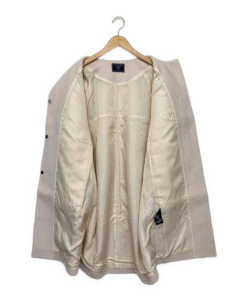SHIPS（シップス）SHIPS (シップス) ノーカラーウールコート ベージュ サイズ:36の古着・服飾アイテム