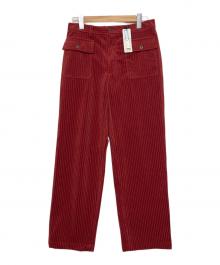 PLAT de RESISTANCE（プラットドゥレジスタンス）の古着「コーデュロイパンツ」｜レッド