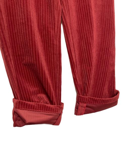 PLAT de RESISTANCE（プラットドゥレジスタンス）PLAT de RESISTANCE (プラットドゥレジスタンス) コーデュロイパンツ レッド サイズ:Lの古着・服飾アイテム