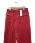 PLAT de RESISTANCE (プラットドゥレジスタンス) コーデュロイパンツ レッド サイズ:L：6000円