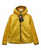 adidasアディダス）の古着「ルーズ フィルインサレーテッド フードジャケット」｜イエロー