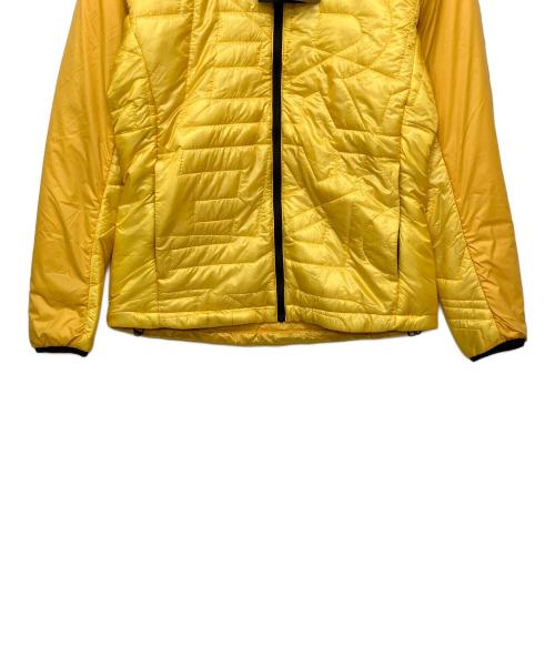 adidas（アディダス）adidas (アディダス) ルーズ フィルインサレーテッド フードジャケット イエロー サイズ:M 未使用品の古着・服飾アイテム