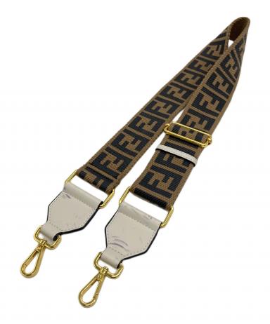 未使用に近い✨フェンディ　ショルダーストラップ　レザー　ブラウン 中古・古着通販】FENDI (フェンディ) ショルダーストラップ ブラウン