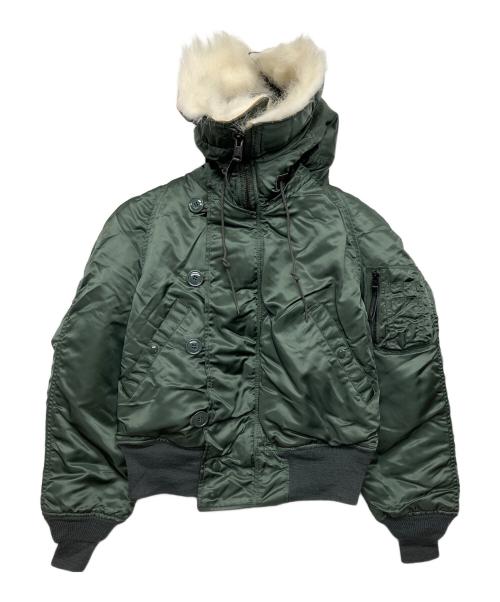 ALPHA（アルファ）ALPHA (アルファ) N-2Bミリタリージャケット グリーン サイズ:Sの古着・服飾アイテム