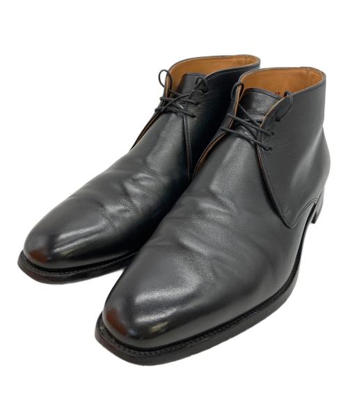 SCOTCH GRAIN（スコッチグレイン）SCOTCH GRAIN (スコッチグレイン) チャッカーブーツ ブラック サイズ:27の古着・服飾アイテム
