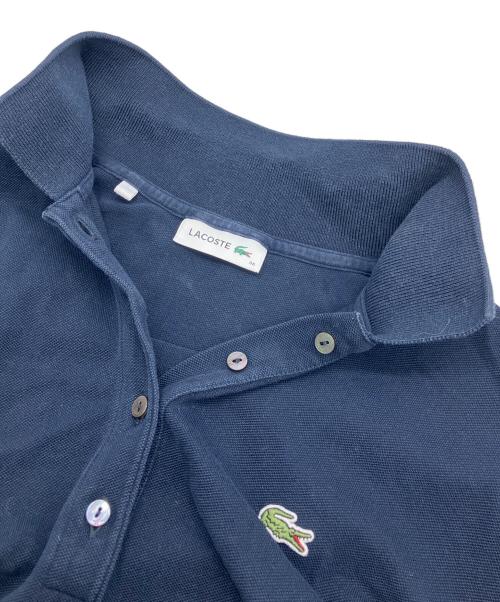 LACOSTE（ラコステ）LACOSTE (ラコステ) 鹿の子地マキシ丈ドレス ネイビー サイズ:36の古着・服飾アイテム