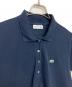 中古・古着 LACOSTE (ラコステ) 鹿の子地マキシ丈ドレス ネイビー サイズ:36：7000円