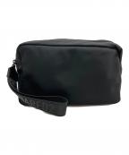 DSQUARED2ディースクエアード）の古着「IBRA BLACK ON BLACK BEAUTY CASE クラッチバッグ」｜ブラック