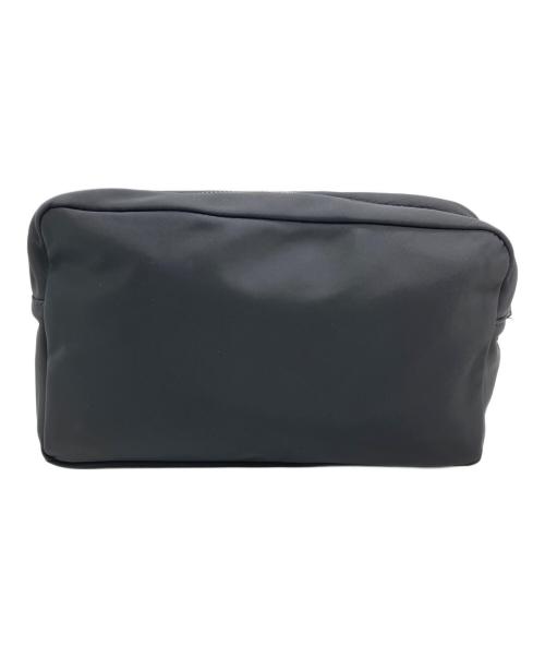 DSQUARED2（ディースクエアード）DSQUARED2 (ディースクエアード) IBRA BLACK ON BLACK BEAUTY CASE クラッチバッグ ブラックの古着・服飾アイテム