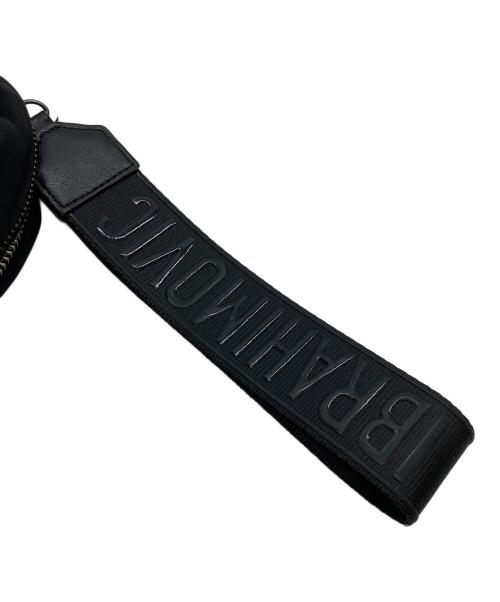 DSQUARED2（ディースクエアード）DSQUARED2 (ディースクエアード) IBRA BLACK ON BLACK BEAUTY CASE クラッチバッグ ブラックの古着・服飾アイテム