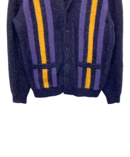 BEAMS（ビームス）BEAMS (ビームス) 厚手カーディガン パープル サイズ:Mの古着・服飾アイテム