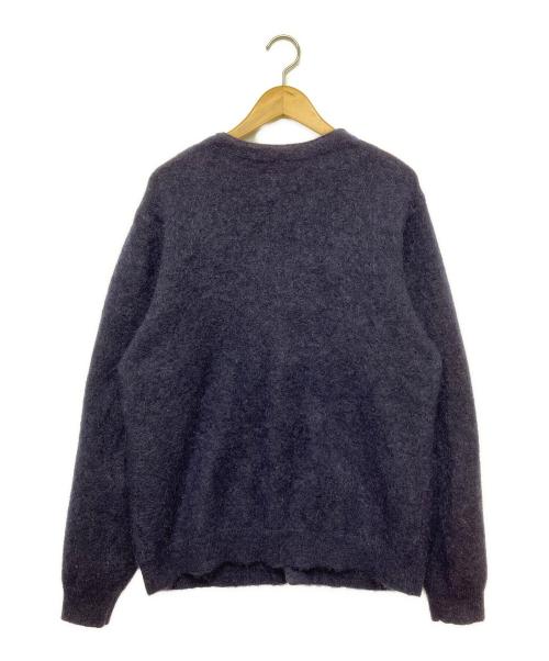BEAMS（ビームス）BEAMS (ビームス) 厚手カーディガン パープル サイズ:Mの古着・服飾アイテム