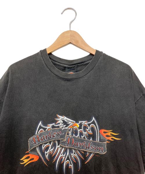HARLEY-DAVIDSON（ハーレーダビッドソン）HARLEY-DAVIDSON (ハーレーダビッドソン) 半袖カットソー ブラック サイズ:XLの古着・服飾アイテム
