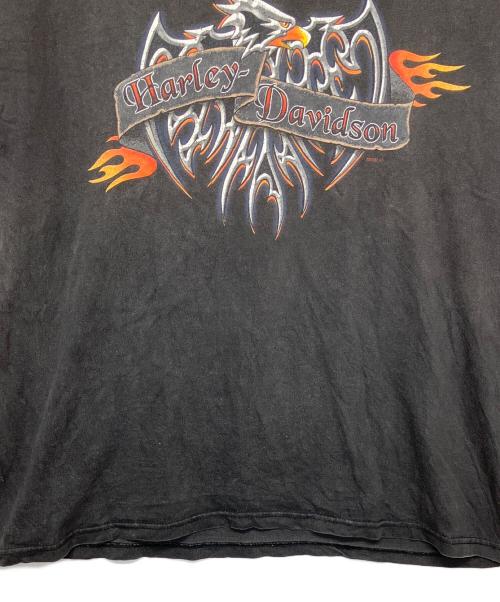 HARLEY-DAVIDSON（ハーレーダビッドソン）HARLEY-DAVIDSON (ハーレーダビッドソン) 半袖カットソー ブラック サイズ:XLの古着・服飾アイテム