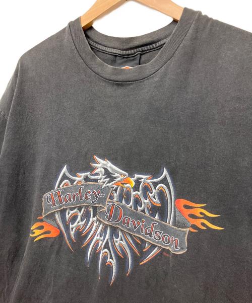 HARLEY-DAVIDSON（ハーレーダビッドソン）HARLEY-DAVIDSON (ハーレーダビッドソン) 半袖カットソー ブラック サイズ:XLの古着・服飾アイテム