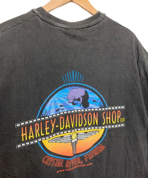 HARLEY-DAVIDSON（ハーレーダビッドソン）HARLEY-DAVIDSON (ハーレーダビッドソン) 半袖カットソー ブラック サイズ:XLの古着・服飾アイテム