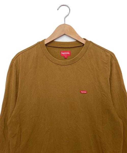 SUPREME（シュプリーム）SUPREME (シュプリーム) Small box logo ロングスリーブカットソー ブラウン サイズ:Sの古着・服飾アイテム