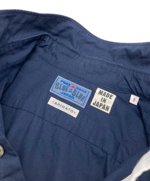 BLUE BLUE（ブルーブルー）BLUE BLUE (ブルーブルー) 長袖シャツ ネイビー サイズ:３の古着・服飾アイテム