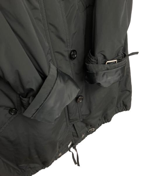 BURBERRY BLUE LABEL（バーバリーロンドンブルーレーベル）BURBERRY BLUE LABEL (バーバリーロンドンブルーレーベル) ショートモッズコート ブラック サイズ:40の古着・服飾アイテム