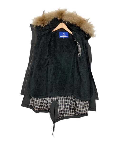 BURBERRY BLUE LABEL（バーバリーロンドンブルーレーベル）BURBERRY BLUE LABEL (バーバリーロンドンブルーレーベル) ショートモッズコート ブラック サイズ:40の古着・服飾アイテム