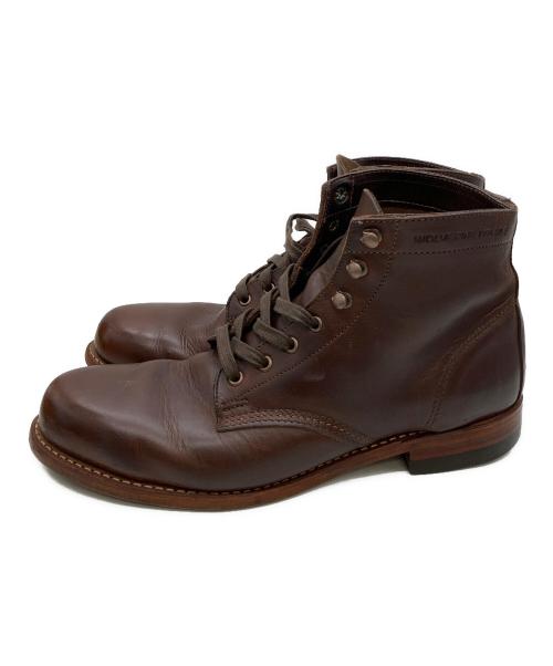 WOLVERINE（ウルヴァリン）WOLVERINE (ウルヴァリン) ワークブーツ ブラウン サイズ:9の古着・服飾アイテム