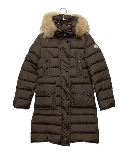MONCLER（モンクレール）MONCLER (モンクレール) ダウンコート ブラウンの古着・服飾アイテム