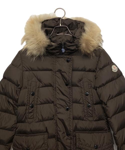MONCLER（モンクレール）MONCLER (モンクレール) ダウンコート ブラウンの古着・服飾アイテム