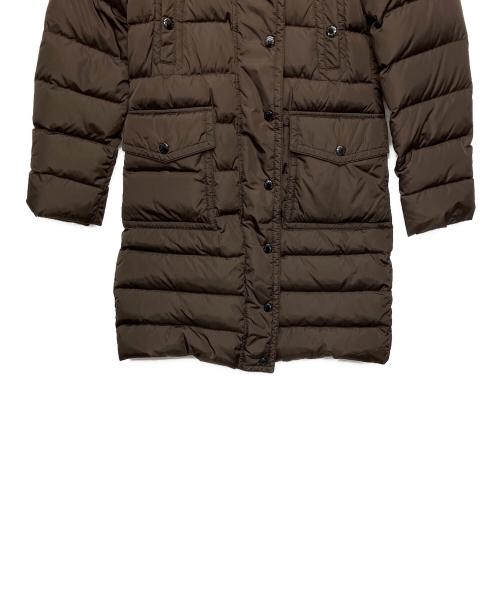 MONCLER（モンクレール）MONCLER (モンクレール) ダウンコート ブラウンの古着・服飾アイテム