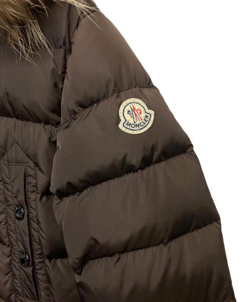 MONCLER（モンクレール）MONCLER (モンクレール) ダウンコート ブラウンの古着・服飾アイテム